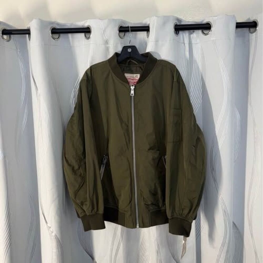 Levi's Olive Green Bomber Jacket Size 3X